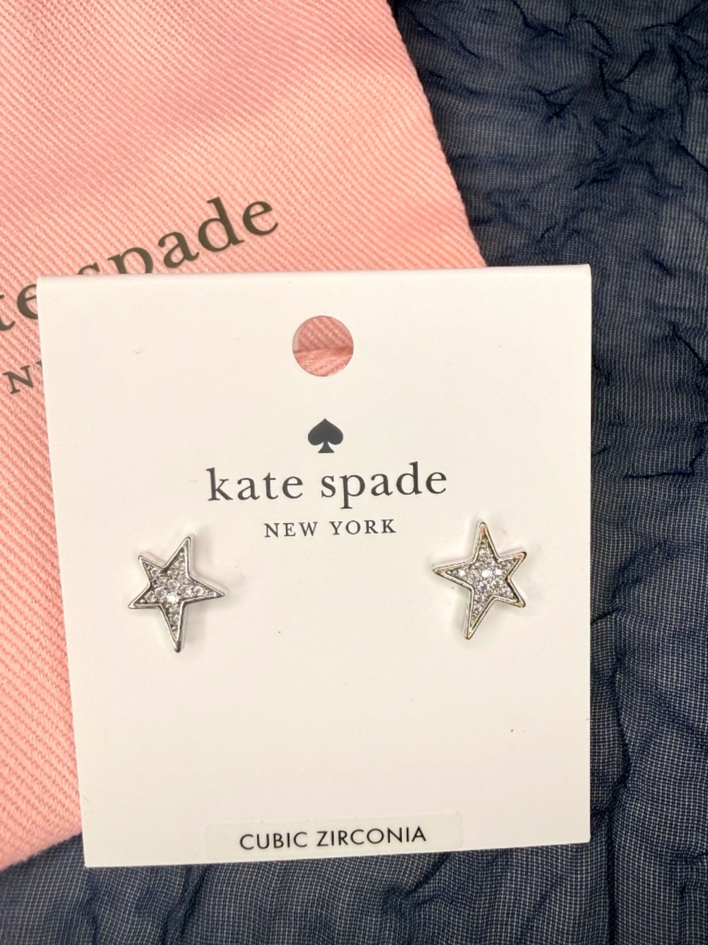 Kate Spade Star Cubic Zirconia Earrings
